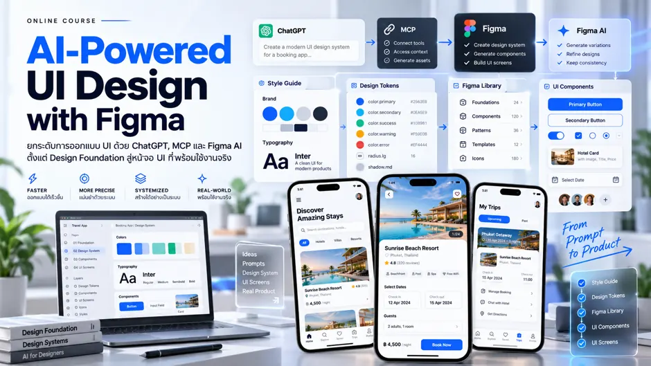 AI Workflow: ChatGPT เชื่อม MCP ไปยัง Figma และ Figma AI
